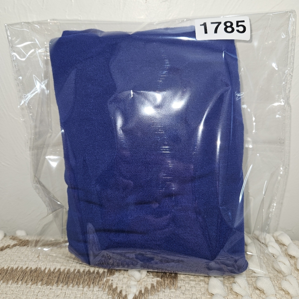 Chico's Tunic Top Classic Women's Size 2 / Large Royal Blue Shirt Tee Rayon - Picture 14 of 15